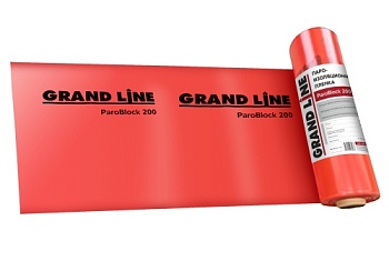 Пленка пароизоляционная Grand Line ParoBlock 200 для закладных (0,5м/25м2)