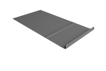 Элемент обхода Кликфальц Pro Grand Line правый 0,5 Satin RAL 9006 бело-алюминиевый