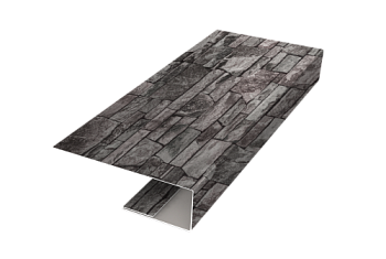 J-Профиль 12мм Grand Line 0,45 Print Elite Fine Stone TwinColor (3м)