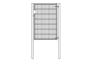 Калитка Light NoLock 1,53х1 RAL 6005
