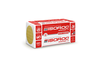 Утеплитель Isoroc Изолайт Л40 1000х600х100 (0,24м3)