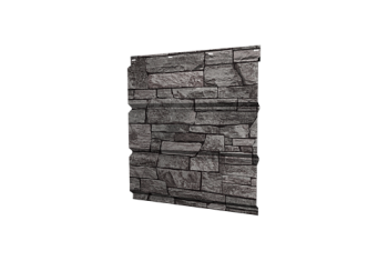Софит металлический Классик Grand Line без перфорации 0,45 Print Elite с пленкой Fine Stone TwinColor