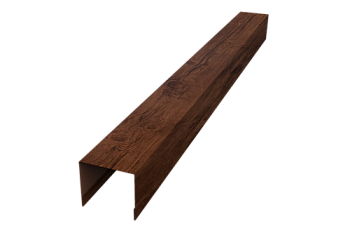 Стойка боковая крепежная для забора жалюзи Palermo Grand Line 0,45 Print Premium Cherry Wood Fresh TwinColor (2,5м)
