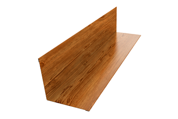 Угол внутренний 110х110 Grand Line 0,45 Print Elite Golden Wood TwinColor (2м)