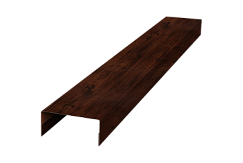 Крышка 30х15 для забора жалюзи Texas Grand Line 0,45 Print Elite Cherry Wood TwinColor (3м)
