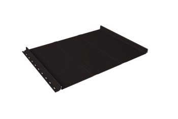 Кликфальц Line Grand Line 0,5 Satin с пленкой на замках RAL 9005 черный