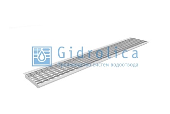 Решетка водоприемная Gidrolica Standart РВ -15.18,7.100 - ячеистая стальная оцинкованная, кл. В125 (511)