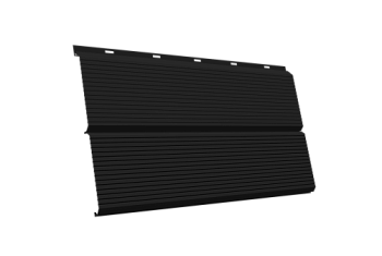 ЭкоБрус 0,345 Gofr Grand Line 0,5 Satin RAL 9005 черный