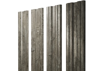 Штакетник Twin с прямым резом Grand Line 0,45 Print Elite Nordic Wood Twin с прямым резом Grand LineColor