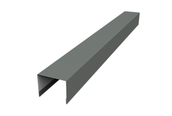 Крышка для забора жалюзи Palermo Grand Line 0,45 PE RAL 7005 мышино-серый (2м)