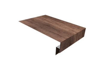 Планка околооконная сложная 250х50х12 (j-фаска) Grand Line 0,45 Print Premium Almond Wood Fresh (3м)