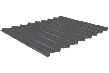 Профнастил Estet C19 0,5 PE-Double RAL 7024 мокрый асфальт