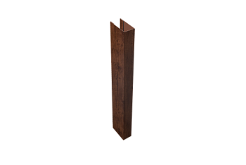 Стойка для забора жалюзи Texas (для калиток и ворот) Grand Line 0,45 Print Premium Cherry Wood Fresh TwinColor (2м)