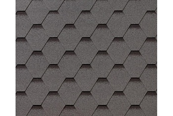 Черепица гибкая RoofShield Премиум Стандарт серый с оттенением