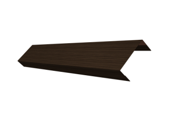 Ламель обратная 50 забора жалюзи Texas Grand Line 0,45 Print Elite Coffee Wood TwinColor