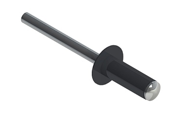 Заклёпка вытяжная Daxmer 4,0х10 RAL 7024 (750шт) сталь/сталь