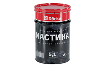 Мастика Döcke для гибкой черепицы 5л (5,1кг)