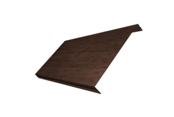 Ламель обратная 200 забора жалюзи Texas Grand Line 0,45 Print Premium Antique Wood TwinColor