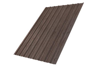 Профнастил С10A Grand Line 0,45 Print Elite с пленкой White Wood TwinColor