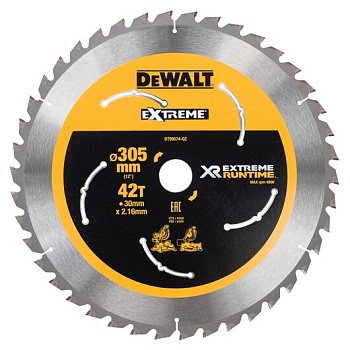 Диск пильный DeWalt Extreme Runtime по дереву 305x30 42T