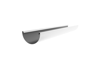 Желоб полукруглый Optima 185 мм 3м RAL 9003