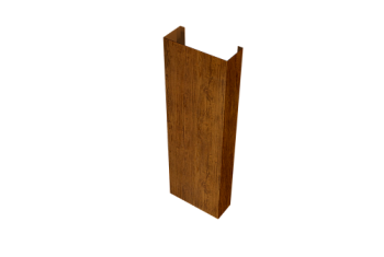 Полустолб для С21 0,45 Print Elite с пленкой Golden Wood TwinColor (L1,8)