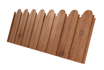 Профнастил C10B фигурный Grand Line 0,45 Print Premium Pine Wood Fresh