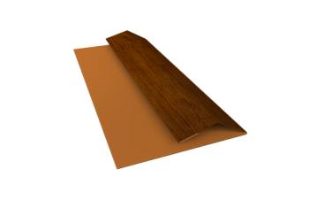 Планка финишная Блок-Хаус new Grand Line 0,4 Print Premium Golden Wood Intense FTC (3м)