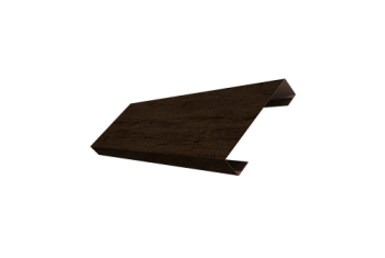 Ламель лицевая 100 забора жалюзи Texas Grand Line 0,45 Print Elite Antique Wood TwinColor