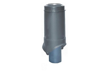 Выход канализации Krovent Pipe-VT 125/100 изолированный серый