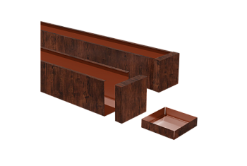Заглушка 50х50 Cherry Wood AL 0,4