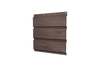 Софит металлический Классик Grand Line без перфорации 0,45 Print Elite с пленкой White Wood TwinColor