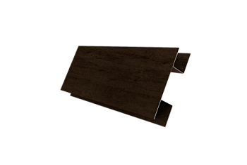 Планка H-образная Экобрус 0,45 Print Elite Antique Wood TwinColor (3м)