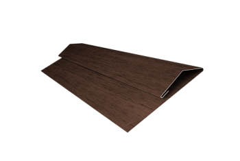 Планка стартово-финишная Экобрус Grand Line 0,45 Print-Double Premium Antique Wood (2м)