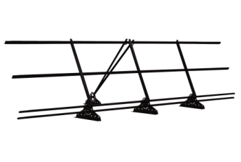 Ограждение кровельное со снегозадержателем на фальц Grand Line 0,9х3м RAL 9005