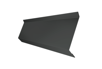 Планка примыкания в штробу 60 Grand Line 0,5 Drap TX RAL 7016 антрацитово-серый (2м)