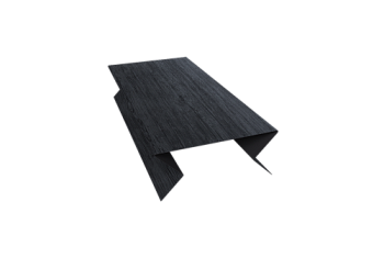 Планка угла внешнего составная нижняя 0,45 Print Premium Grey Wood TwinColor (3м)