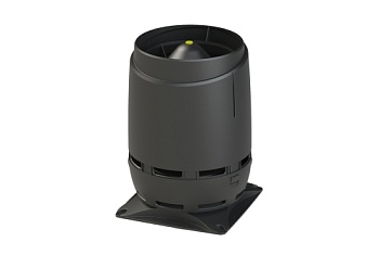 Выход вентиляционный Vilpe Flow 160S с основанием 300x300 черный