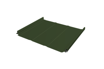 Кликфальц Pro Line Grand Line 0,5 Satin Matt TX с пленкой на замках RAL 6020 хромовая зелень