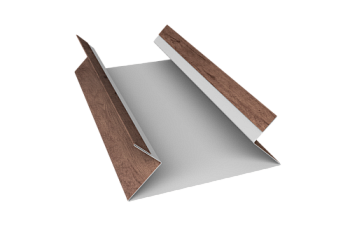 Планка угла внутреннего составная верхняя 0,45 Print Premium Almond Wood Fresh (3м)