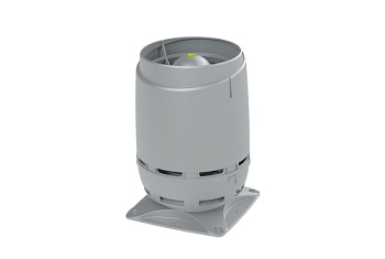 Выход вентиляционный Vilpe Flow 125S с основанием 250x250 светло-серый