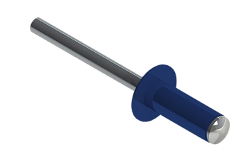 Заклёпка вытяжная Daxmer 3,2х8 RAL 5002 (20х1000шт) ал/ст