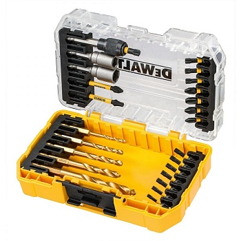 Набор свёрл и бит DeWalt FlexTorq (25 шт) в кейсе