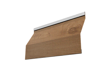 Ламель забора жалюзи Milan Slim Grand Line 0,45 Print Premium Pine Wood Fresh
