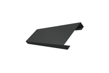 Ламель лицевая 100 забора жалюзи Texas Grand Line 0,45 PE-Double RAL 7016 антрацитово-серый