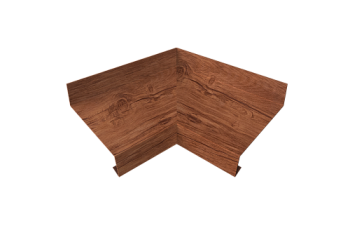 Угол отлива внутренний 200 Grand Line 0,45 Print Premium с пленкой Rowan Wood Intense FTC