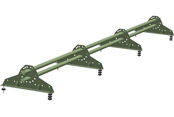 Снегозадержатель трубчатый Grand Line RAL 6019 3м