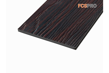Фиброцементный сайдинг 190х10мм FCSPRO Decor Wood Line обожжённое дерево (3м)