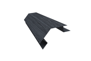 Планка угла внешнего сложного 135 градусов Блок-Хаус new Grand Line 0,45 Print Premium Grey Wood TwinColor (3м)