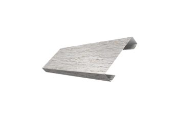 Ламель лицевая 100 забора жалюзи Texas Grand Line 0,45 Print Elite Snow Wood TwinColor
